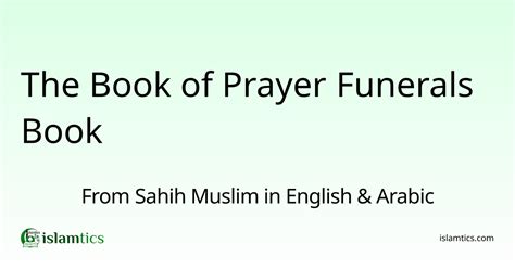 sahi muslim 2109|The Book of Prayer .